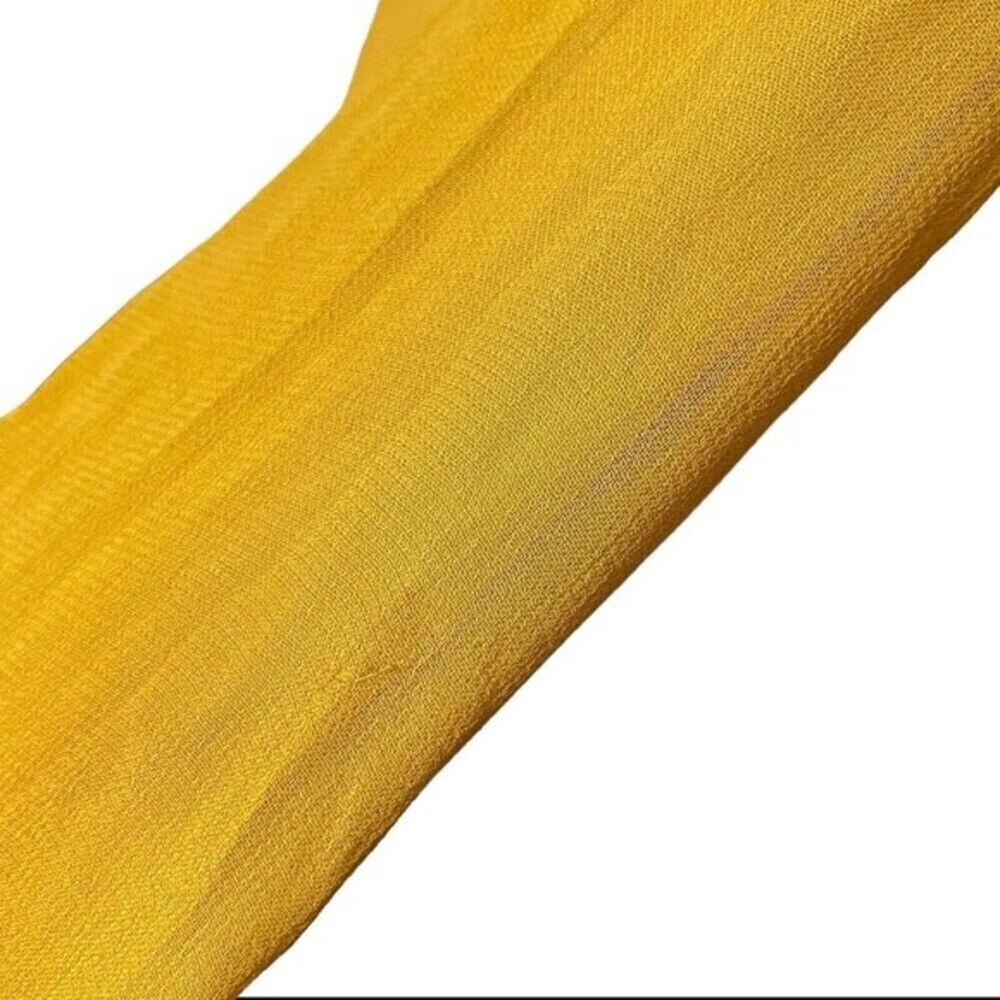 Anthropologie Let Me Be Juliet Maxi Dress XS Mustard Sequin Sheer Embellished‎ - Picture 14 of 14